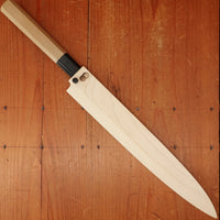 Sakai Kikumori Kikuzuki Uzu 270mm Yanagi Aogami 1 wth Saya