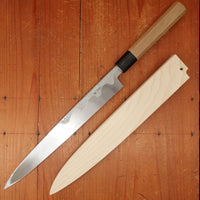 Sakai Kikumori Kikuzuki Uzu 270mm Yanagi Aogami 1 wth Saya