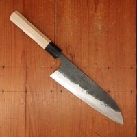 Sakai Kikumori 210mm Wa Gyuto Shirogami 1 Kurouchi
