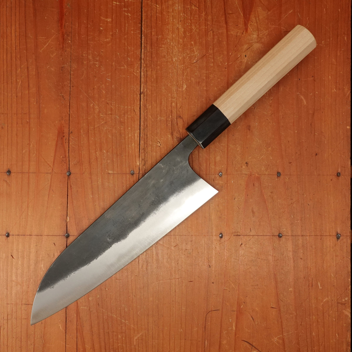 Sakai Kikumori 210mm Wa Gyuto Shirogami 1 Kurouchi