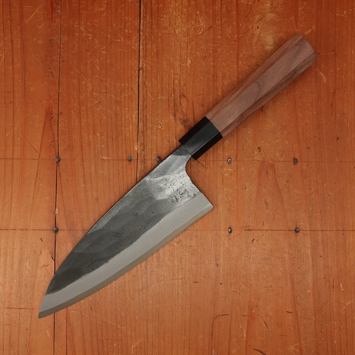 Tosa Tadayoshi 165mm Ryo Deba Aogami 1  Octagonal Walnut/PC Handle - Ambidextrous