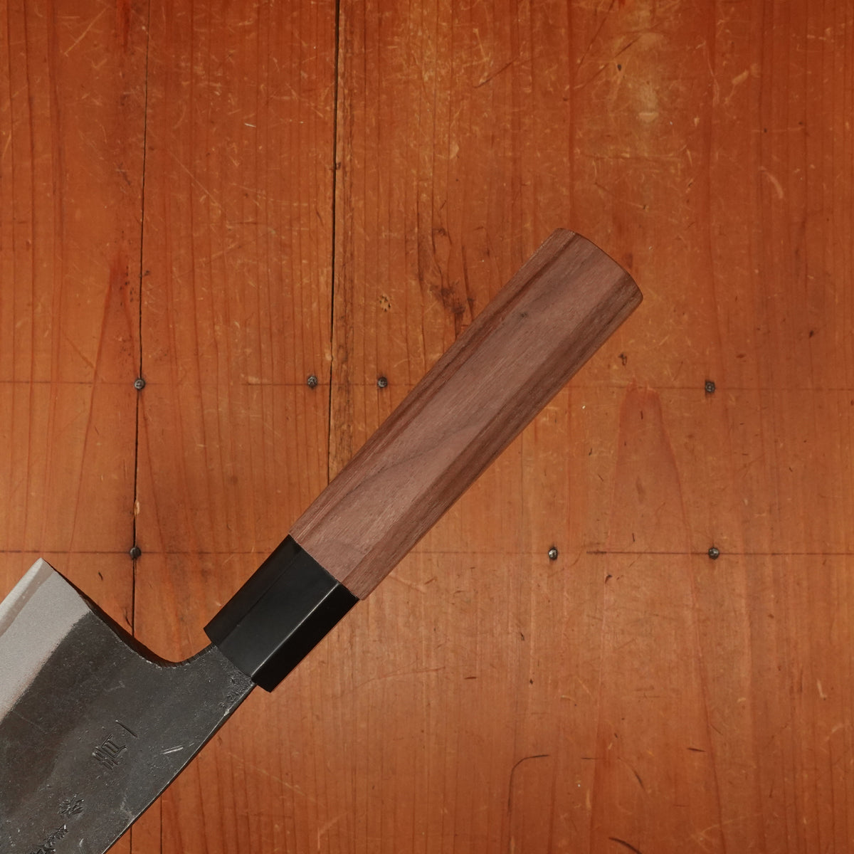 Tosa Tadayoshi 165mm Ryo Deba Aogami 1  Octagonal Walnut/PC Handle - Ambidextrous