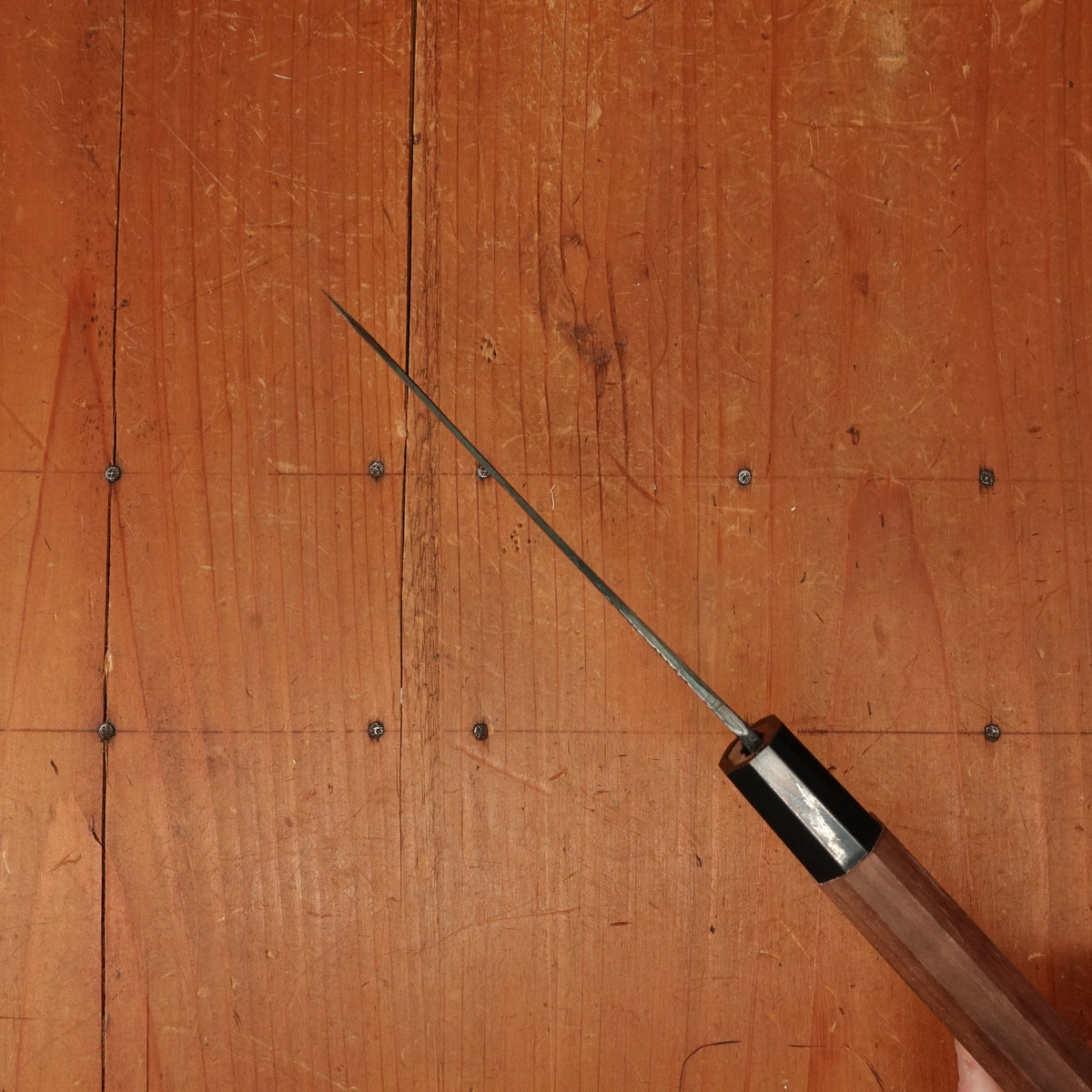 Tosa Tadayoshi 105mm Funayuki Aogami 1 Octagonal Walnut/PC Handle - Ambidextrous