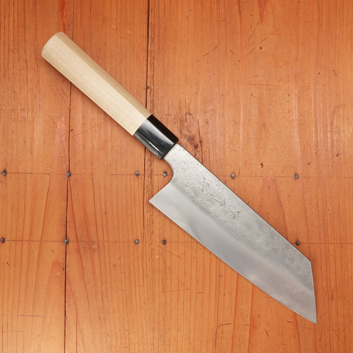 Sakai Kikumori 180mm Kiritsuke Santoku Aogami 2 Nashiji