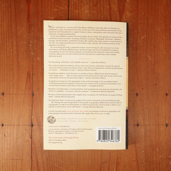 Hog Meat and Hoecake: Food Supply in the Old South, 1840-1860 - Sam Bowers Hilliard