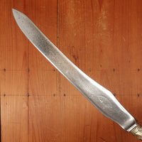 John Sanderson Carving Knife Shear Steel Nickel Hardware & Stag 1879-1920s