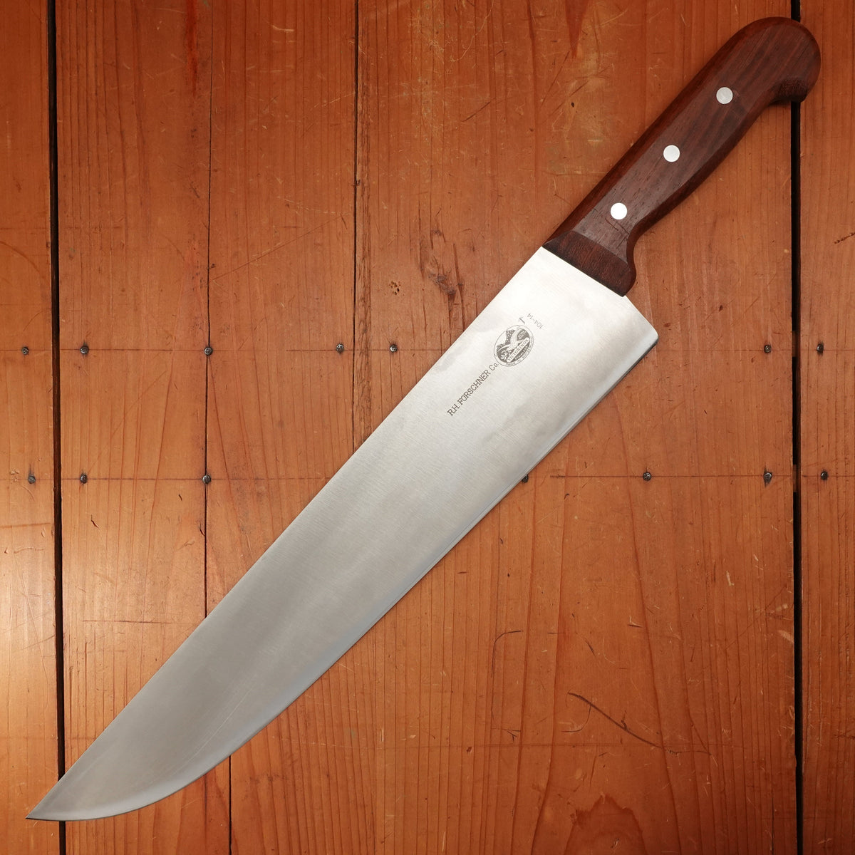 Victorinox Forschner 14" Boucher European Pattern Butcher Stainless Rosewood 1960s-70s
