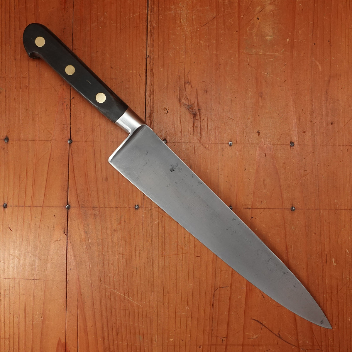 Thiers Issard Sabatier 4 Star Elephant 10” Chef Knife Carbon Walnut or Pear Wood 1960’s-70s