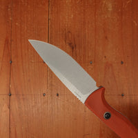 Benchmade 15650-01 SlipRidge™ Drop Point MagnaCut® Fixed Blade Rust Orange G10 Handle