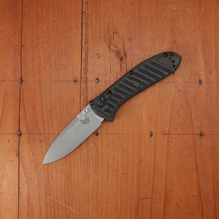 Benchmade 575-1 Mini Presidio II Drop Point CPM-S30V AXIS Lock Black Cf-Elite Handle