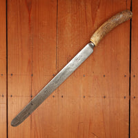 Mappin Webb 12" Roast Beef Slicer Shear Steel & Stag Sheffield 1868-1913