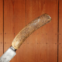 Mappin Webb 12" Roast Beef Slicer Shear Steel & Stag Sheffield 1868-1913