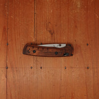 Benchmade 15090 SlipRidge™ Modified Drop Point MagnaCut® AXIS Lock Stabilized Wood Handle