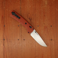 Benchmade 15090-01 SlipRidge™ Modified Drop Point MagnaCut® AXIS Lock Rust Orange G10 Handle