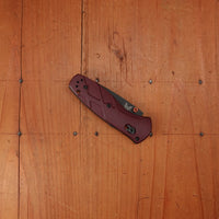 Benchmade 585BK-04 Mini Barrage Drop Point CPM-S30V AXIS Lock Redstone Handle