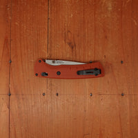 Benchmade 15090-01 SlipRidge™ Modified Drop Point MagnaCut® AXIS Lock Rust Orange G10 Handle