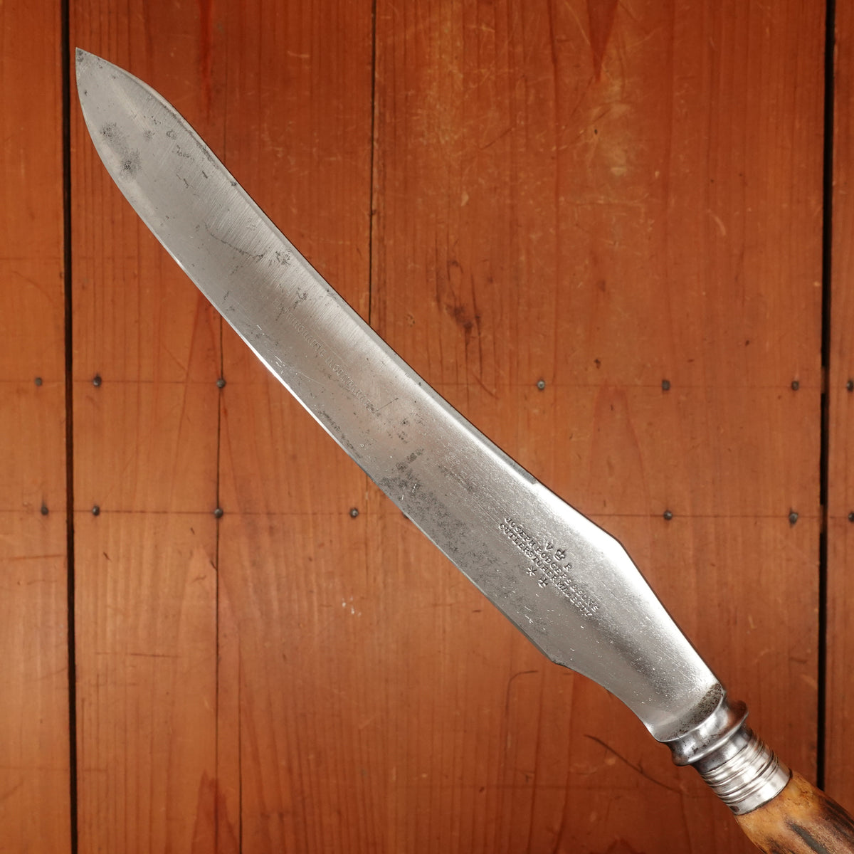 Joseph Rodgers & Sons Carving Set Carbon Steel Sheffield (Argentine Export?) 1880s-1900