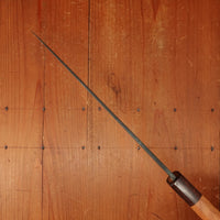 Okada 210mm Gyuto Shirogami 2 Kurouchi Keyaki Handle