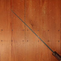 Okada 240mm Gyuto Shirogami 2 Kurouchi Keyaki Handle