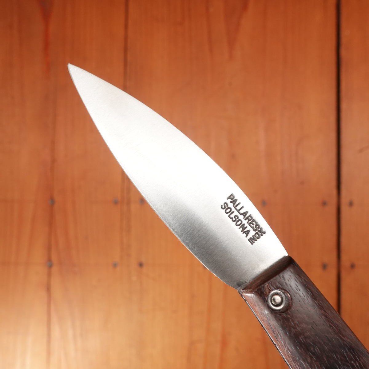 Pallares Busa 10cm Drop Point Stainless Friction Lock Rosewood Handle