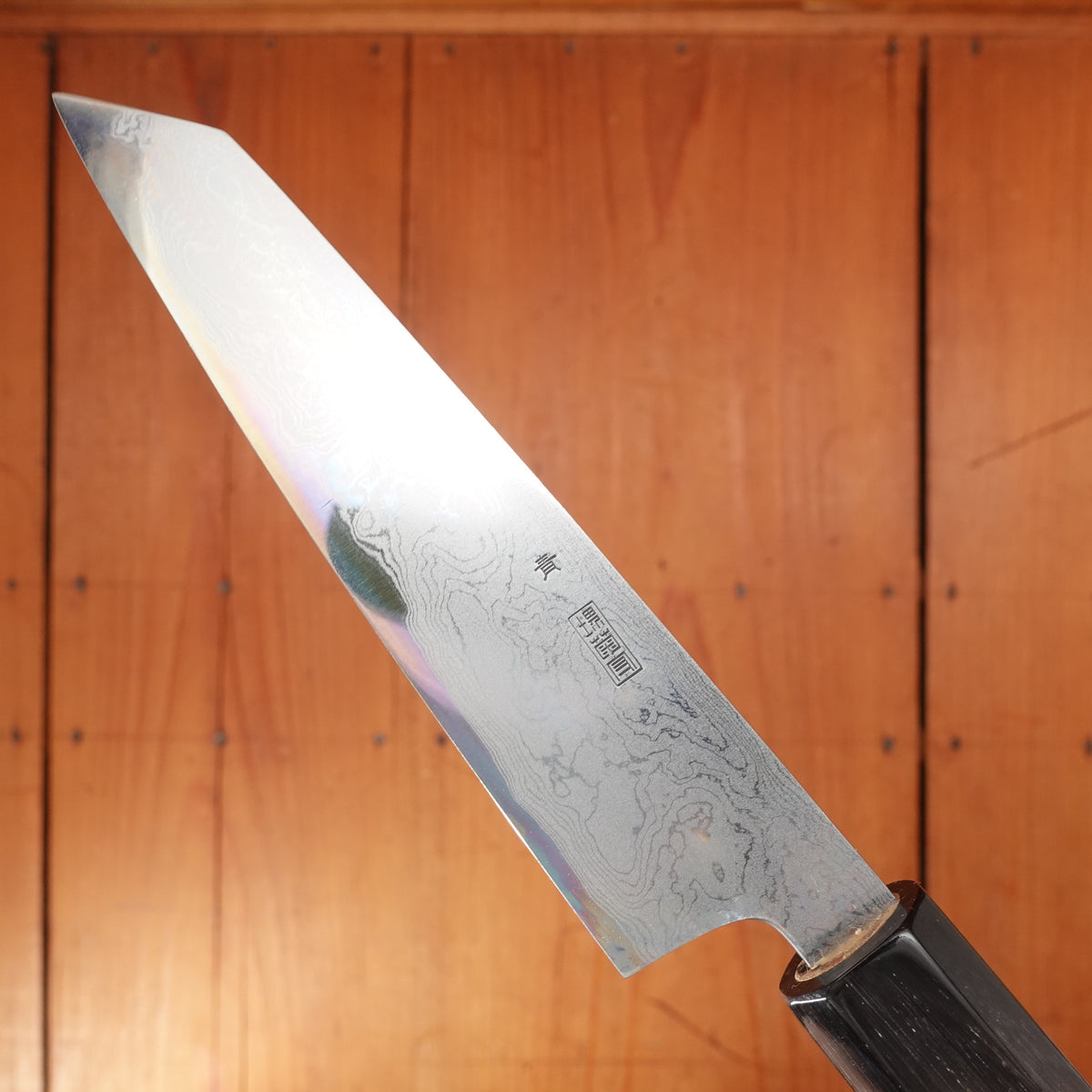 Sakai Kikumori Kikuzuki Uzu 135mm Kiritsuke Petty Aogami 1 with Saya