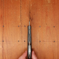 A Wright & Son Sheffield WW2 Issue Pattern 4 5/8" Clip Point Carbon Lockback Black Composite Handle