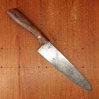 Unmarked Custom Handled 8.5" Chef Knife Carbon Steel