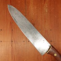 Unmarked Custom Handled 8.5" Chef Knife Carbon Steel