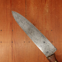 Unmarked Custom Handled 8.5" Chef Knife Carbon Steel