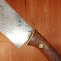 Unmarked Custom Handled 8.5" Chef Knife Carbon Steel