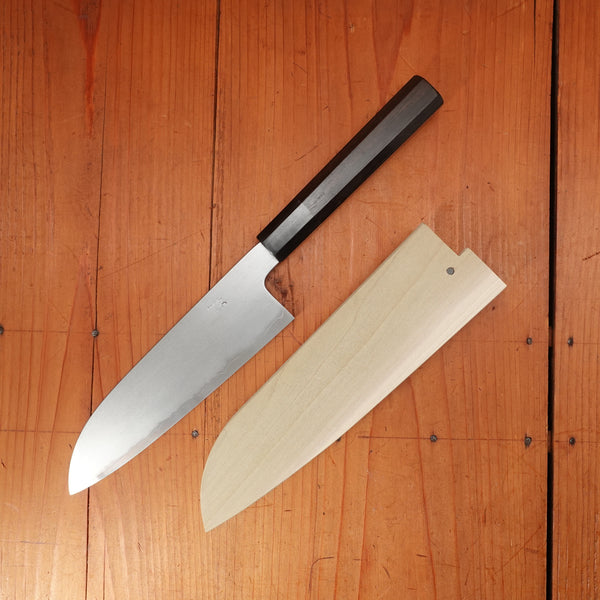 Sakai Kikumori So-Ten 180mm Santoku Aogami Super with Saya