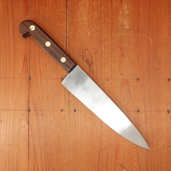 J Adams 8" Chef Knife Carbon Steel Palisander / Brass