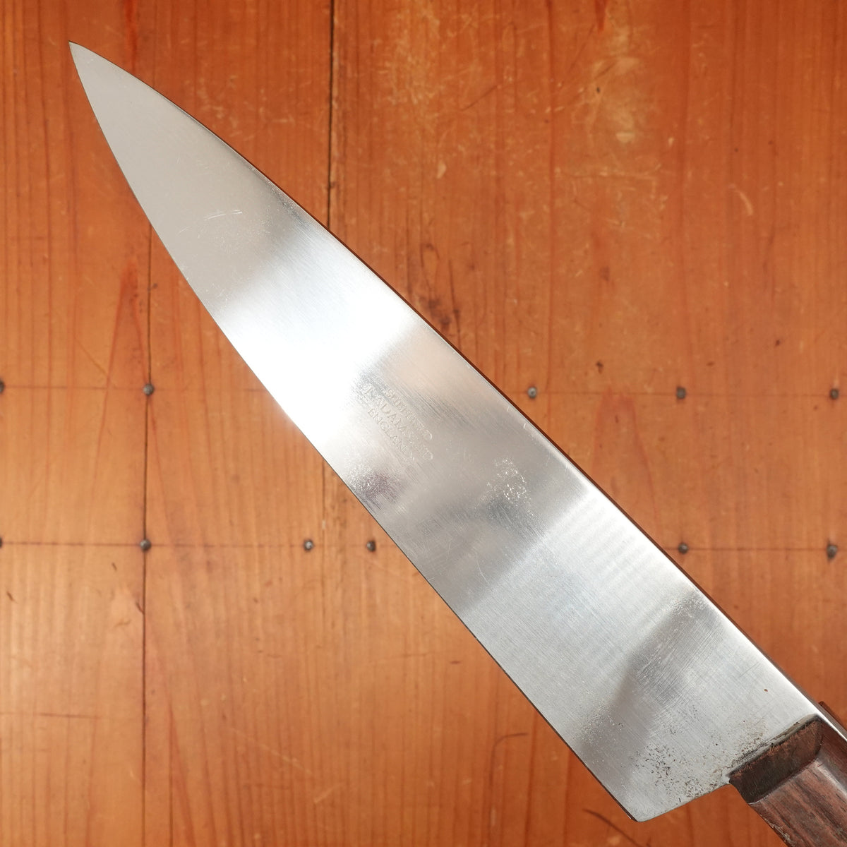 J Adams 8" Chef Knife Carbon Steel Palisander / Brass