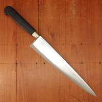 Espinasse a Paris 10" Chef Knife Nogent / Cuisine Massif Carbon Steel Nickel Ebony Paris or Thiers 1870s-1900
