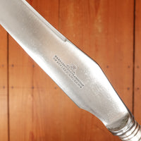 Harrison Bros & Howson Carving Set Carbon Steel Sterling Stag Sheffield 1849-1910ish