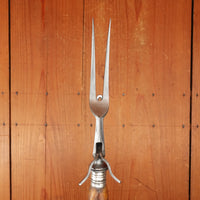 Harrison Bros & Howson Carving Set Carbon Steel Sterling Stag Sheffield 1849-1910ish