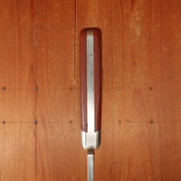 Theater Knife Style 5.25" Heavy Cleaver Carbon Steel Paper Micarta 1940s-60s