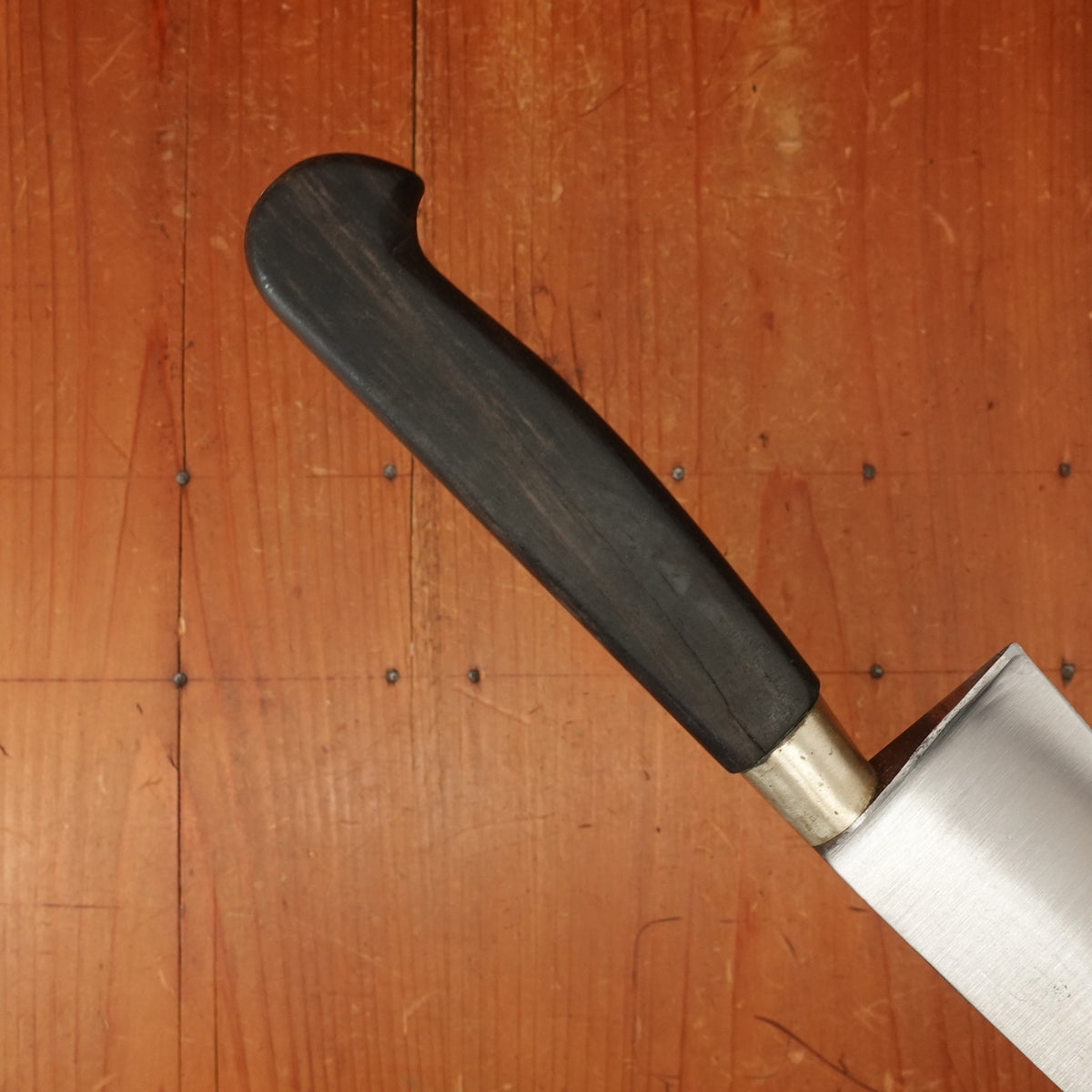 Espinasse a Paris 10" Chef Knife Nogent / Cuisine Massif Carbon Steel Nickel Ebony Paris or Thiers 1870s-1900