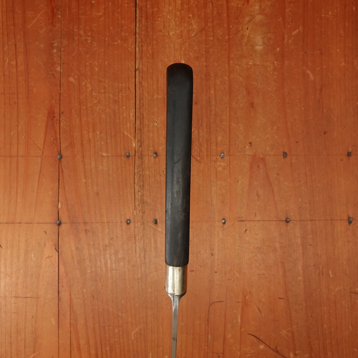 Espinasse a Paris 10" Chef Knife Nogent / Cuisine Massif Carbon Steel Nickel Ebony Paris or Thiers 1870s-1900