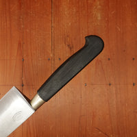Espinasse a Paris 10" Chef Knife Nogent / Cuisine Massif Carbon Steel Nickel Ebony Paris or Thiers 1870s-1900
