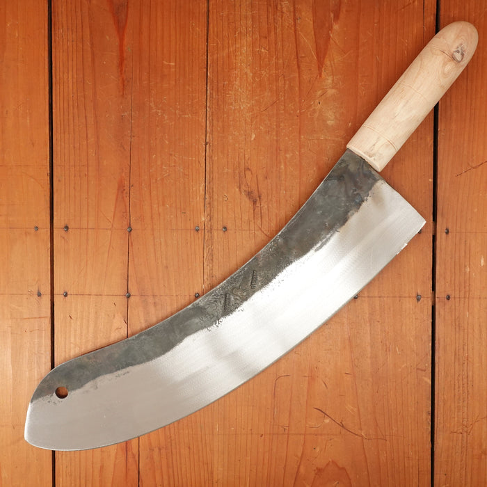Zirh Turkish Mincing Knife 400mm Carbon Hardwood Handle