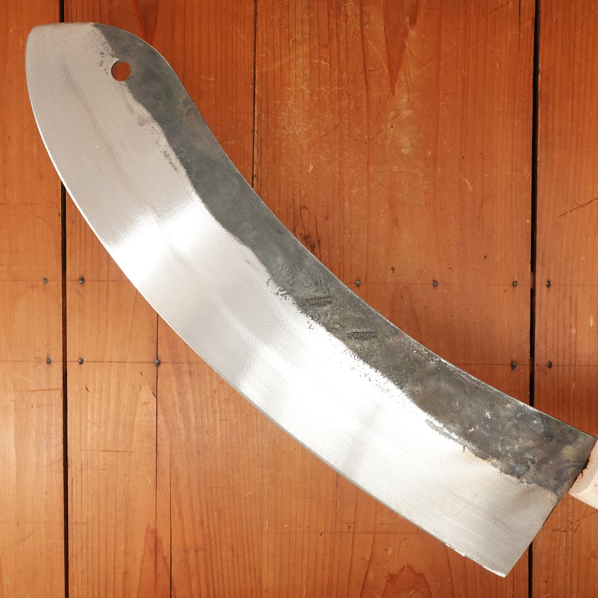 Zirh Turkish Mincing Knife 400mm Carbon Hardwood Handle