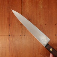 Cattaraugus Cutlery Co. 7.75" Chef Knife Carbon Steel Rosewood Brass USA 1920s-40s