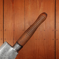 Ajax 7.75" Cleaver Carbon Steel Turned Handle 1880s-1920s