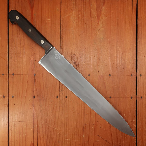 Gustav Emil Ern 12.5" Chef Hand Forged Carbon Steel Solingen, Germany 1950-70