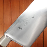 Tichet 12.25" Chef Knife Carbon Steel Paris 1890s-1920s Bubinga Rehandle