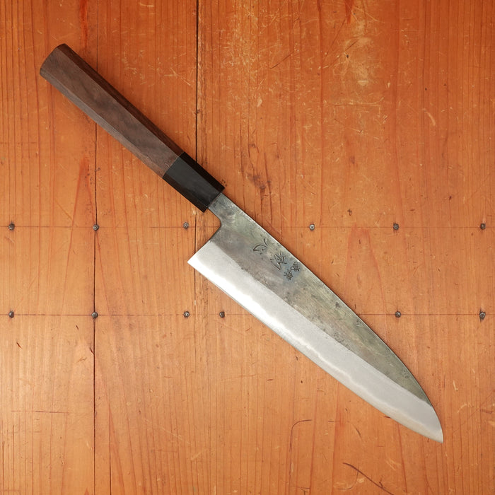 Hatsukokoro Kurosagi 210mm Gyuto AS Kurouchi Carbon 3 Layers Walnut Handle