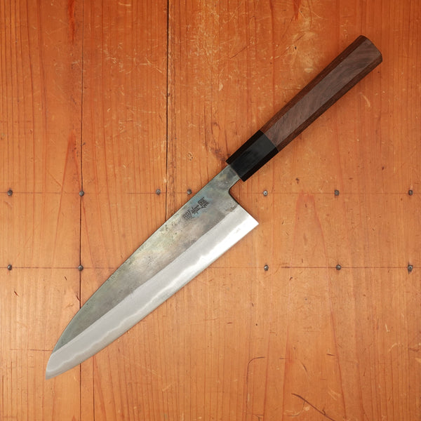 Hatsukokoro Kurosagi 210mm Gyuto AS Kurouchi Carbon 3 Layers Walnut Handle