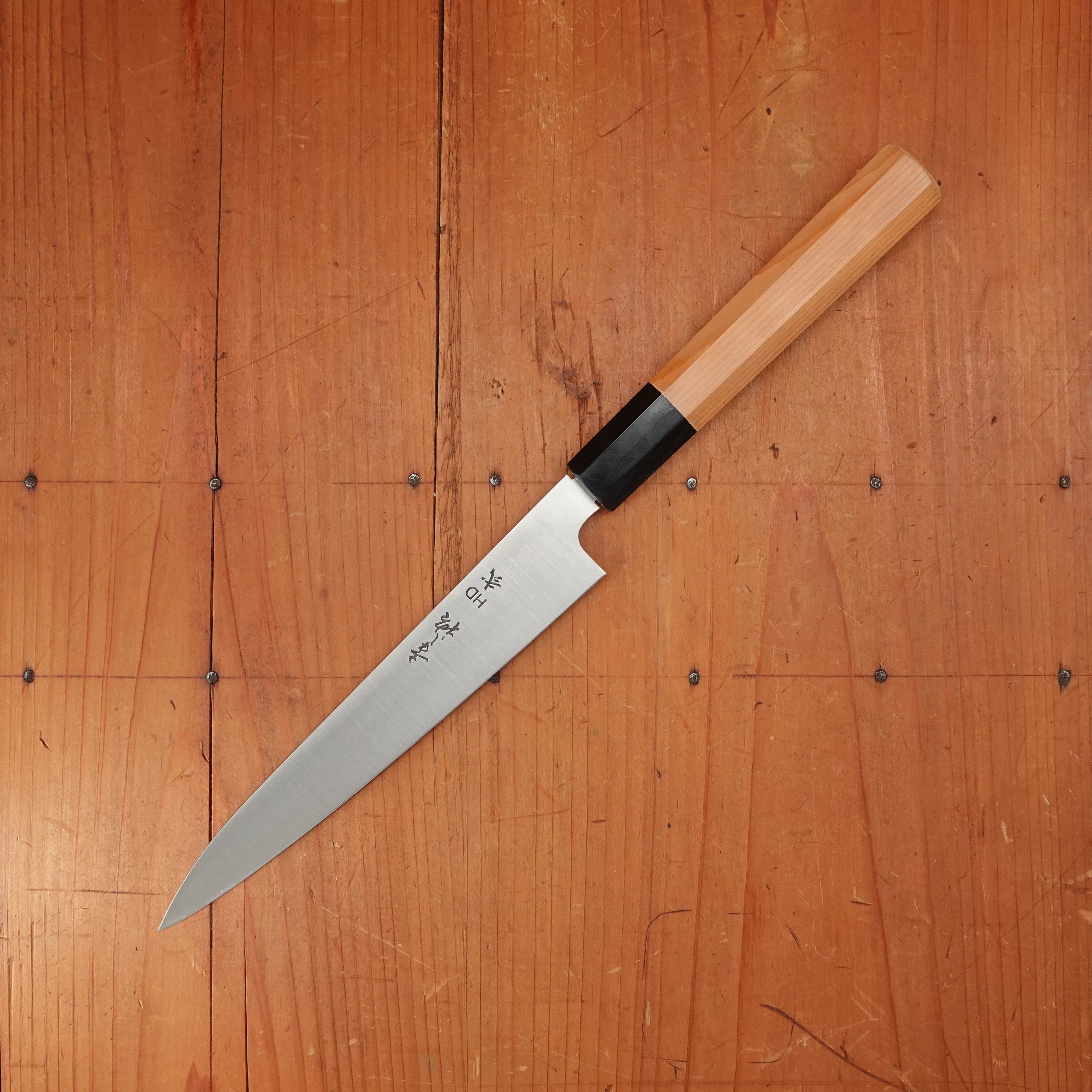 New Old Stock Konosuke Sakai HD2 180mm Wa Petty Oct Yew & Horn