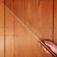 New Old Stock Sprechercut 14" Serrated Slicer Stainless Steel Rosewood Thiers 1960s-80s